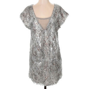 Free People Shattered Glass Sequin Dress